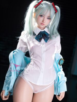 F3905-159cm(5.2ft)-37kg A Cup White Amy Realistic Silicone Sex Doll｜Fun West Doll
