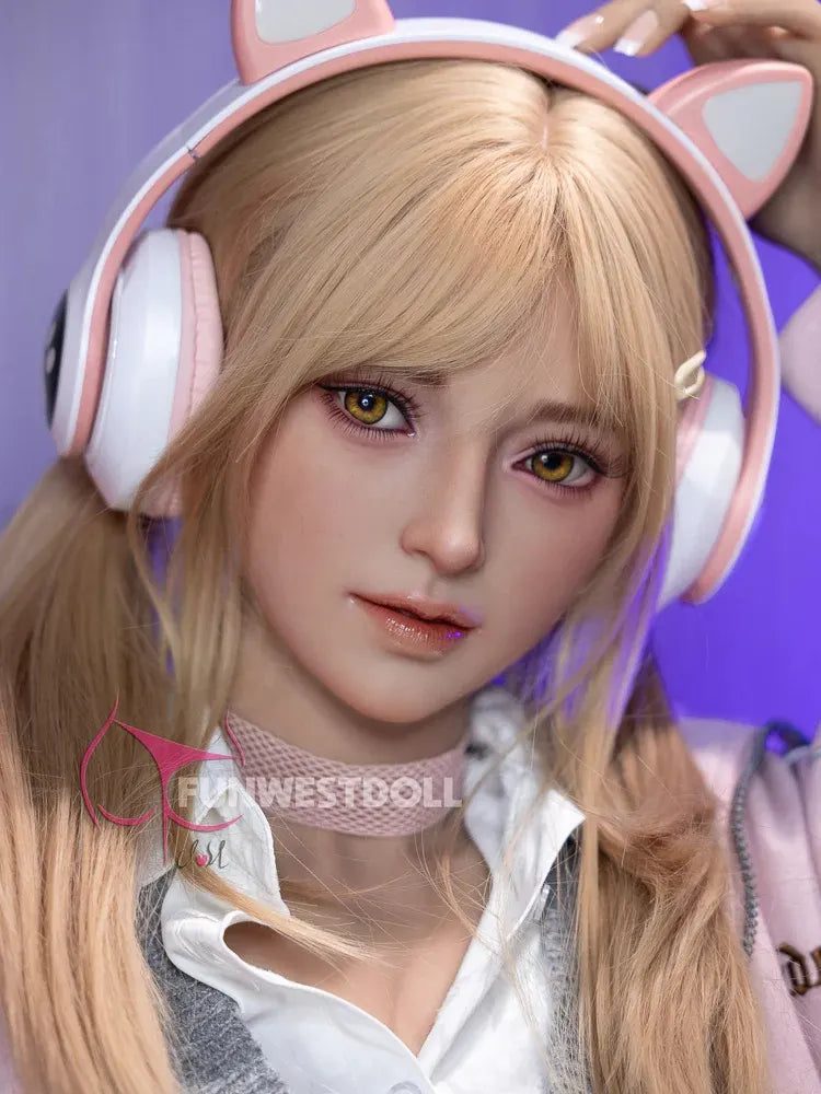 F1336-159cm(5.2ft) A Cup Small tits Blonde Hair Sweet Young TPE Sex Doll【IN STOCK USA & EUROPE】|Fun West Doll - Image 9