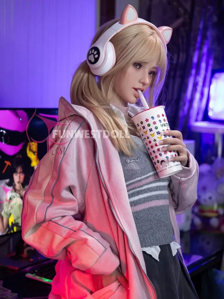 F1336-159cm(5.2ft) A Cup Small tits Blonde Hair Sweet Young TPE Sex Doll【IN STOCK USA & EUROPE】|Fun West Doll - Image 7