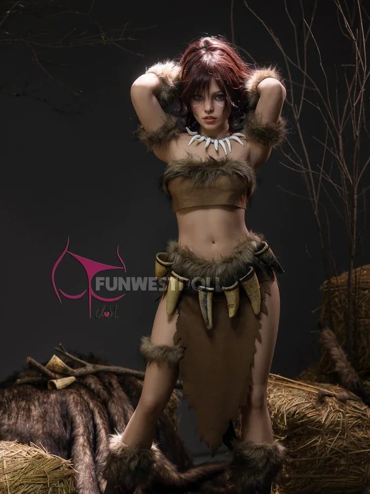 F2225-159cm-37kg A Cup Fantasy Kylie Cosplay Elf Alien Anime TPE Sex Doll|Fun West Doll - Image 7