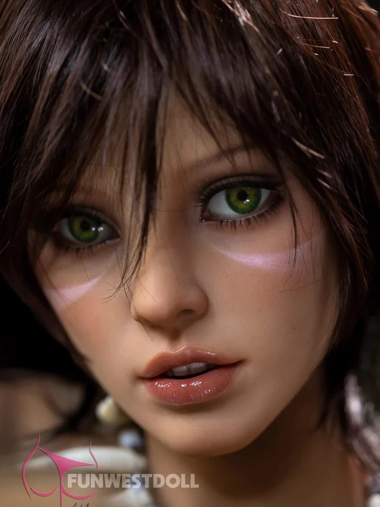 F2225-159cm-37kg A Cup Fantasy Kylie Cosplay Elf Alien Anime TPE Sex Doll|Fun West Doll - Image 12