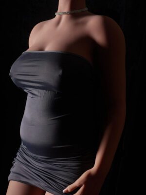 T909(72.8lbs)Black- TPE Biggest BBW Sex Doll Torso with Chubby Belly｜Climax Doll Classic