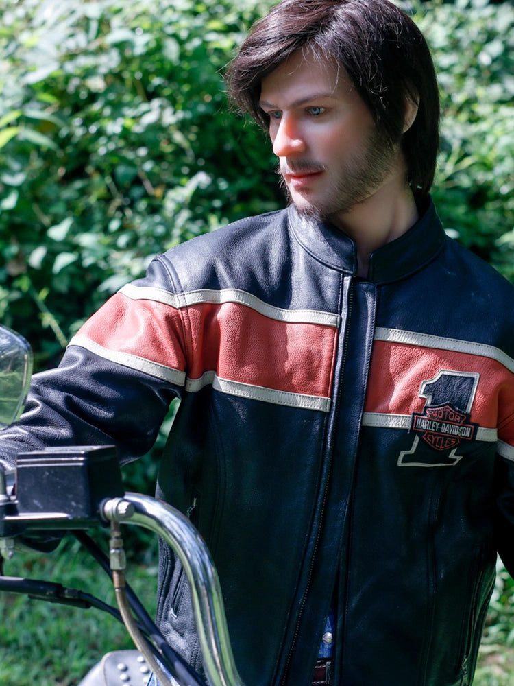 F3881-167cm/5ft5-47kg Kindness Smile Silicone Head Gay Male Sex Doll | HR Doll - Image 5