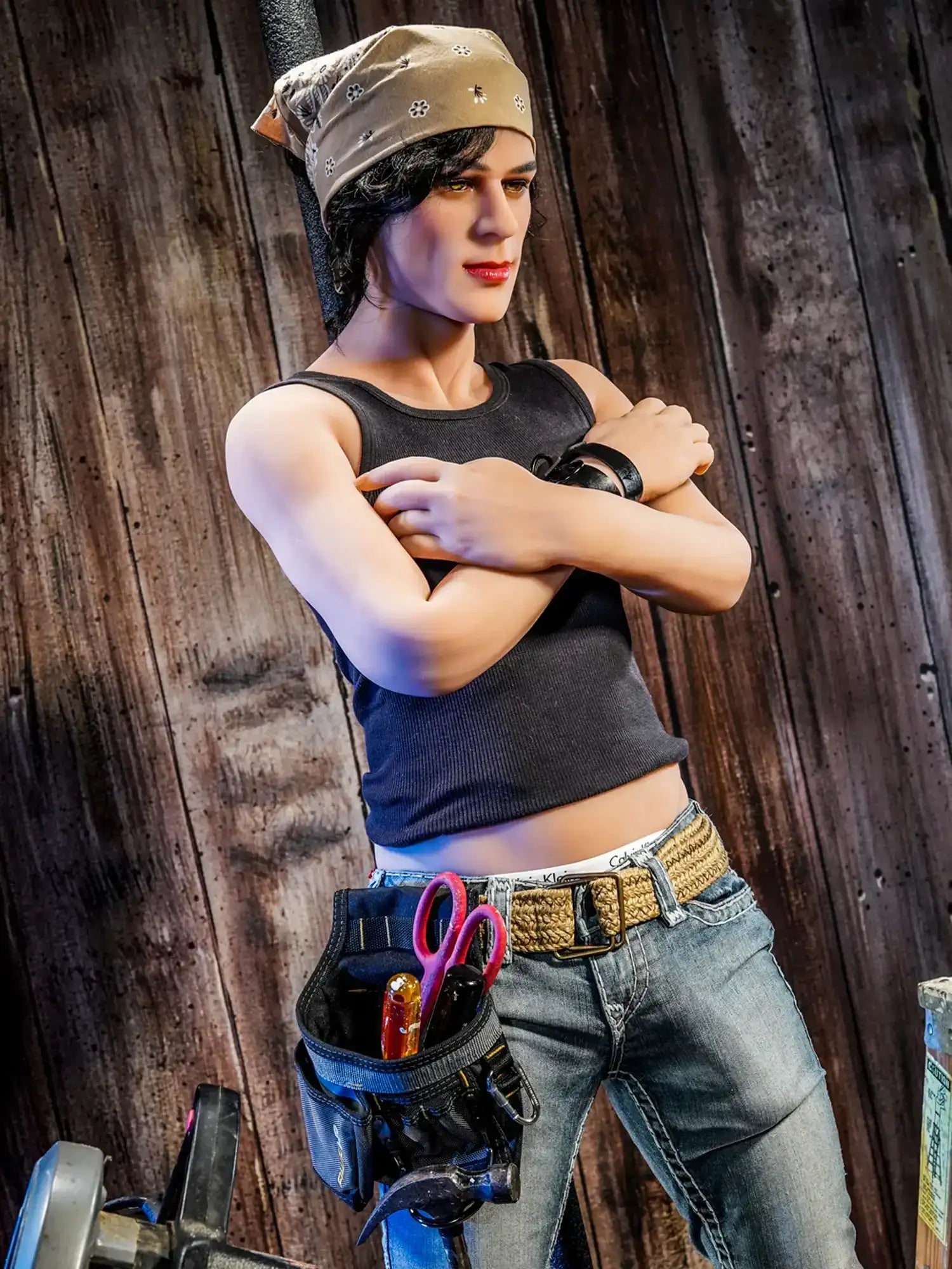 F4620-167cm/5ft6-47kg Jonathan Femboy Full Size Sex With TPE Male Sex Doll | HR doll - Image 7