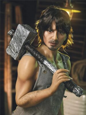 F4581-162cm(5ft3)-49kg Nicholas TPE Femboy Male And Female Sex Dolls-Irontech Doll