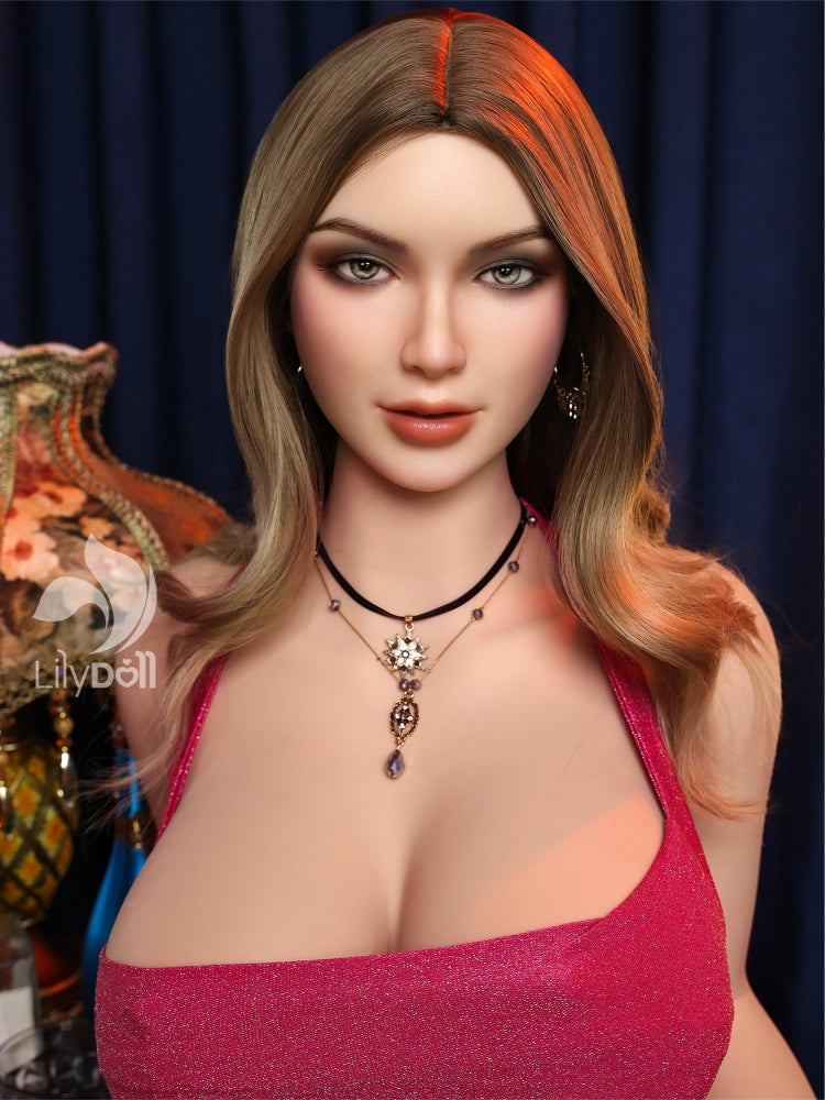 F7553—157cm/5ft2-54kg K Cup TPE Body + Silicone Head BBW Chubby Sex Doll | LilyDoll - Image 11