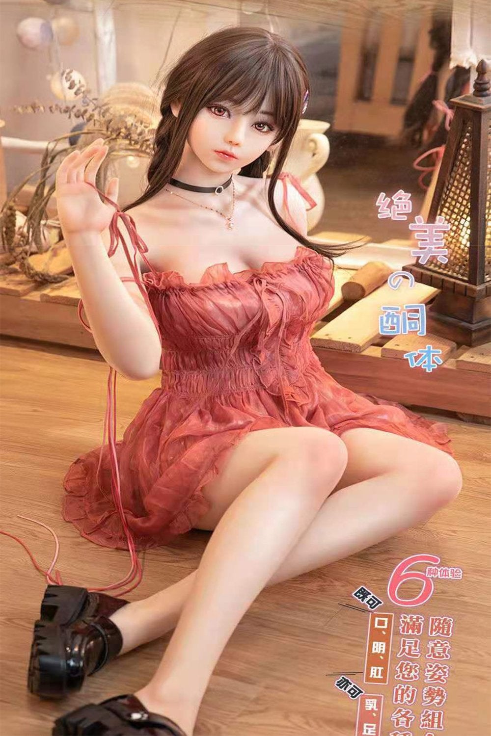 Sex Doll Realistic Love Doll with Skeleton Lifelike