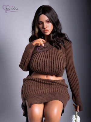 F8113-162cm/5ft3-40.5kg H Cup M30 Plump Body Silicone SSBBW Sex Doll | MD Doll