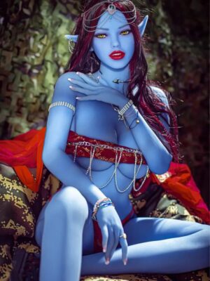 MG_7845_b7e43944-30ce-46a4-8aa7-a41e11ae78b7_WH_750x1000px.jpg F1411-158cm(5f2)-33kg E Cup Alien Blue Elves TPE Sex Doll Alien |Aibei Doll