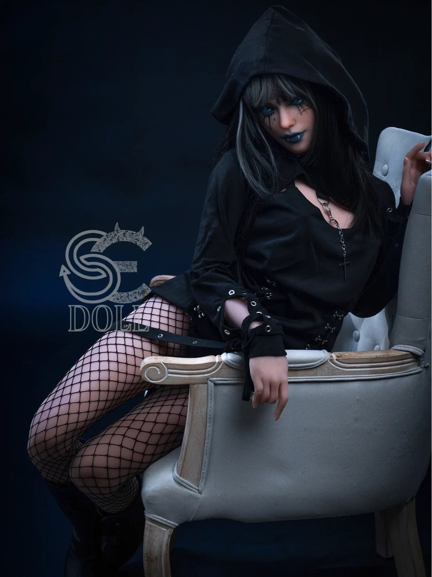 F3737-166cm(5ft5)-34.5kg Heloise C Cup TPE Fantasy Anime Dark Girl Sex Dolls|SE Doll - Image 3