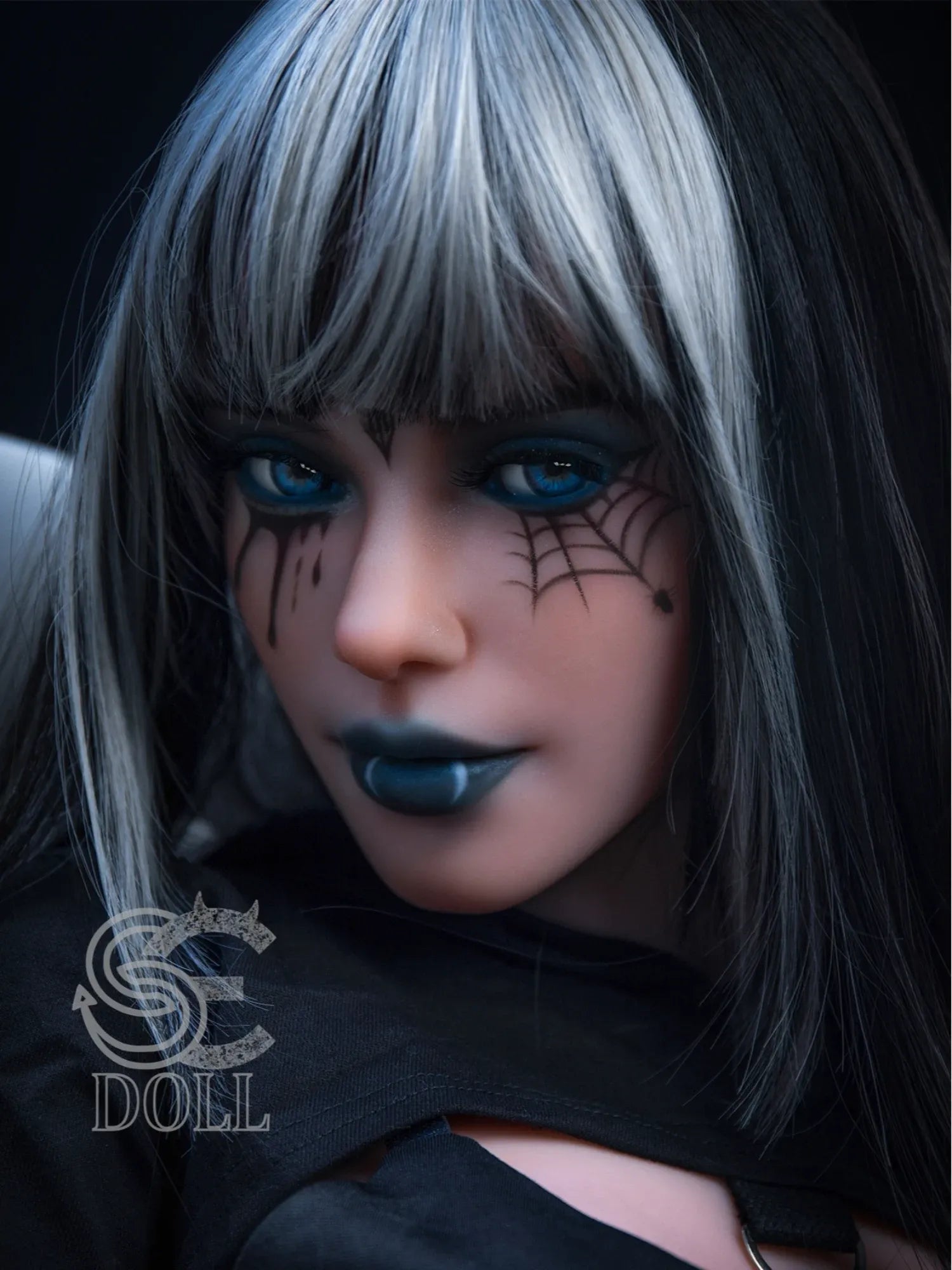 F3737-166cm(5ft5)-34.5kg Heloise C Cup TPE Fantasy Anime Dark Girl Sex Dolls|SE Doll - Image 4