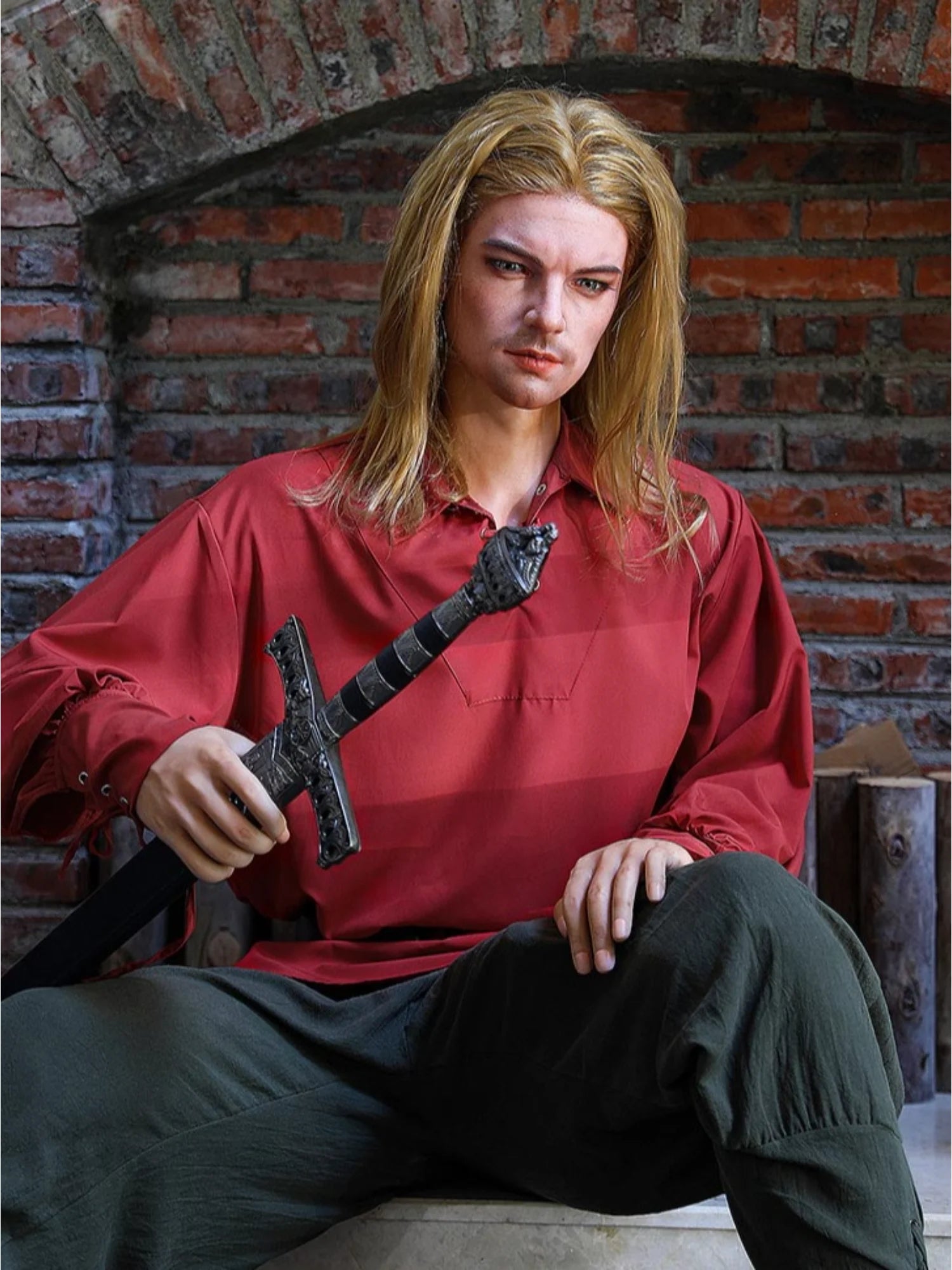 F4584-175cm/5ft9-38.5kg Muscular TPE Male Femboy Sex Doll Toys| Starpery Doll - Image 8