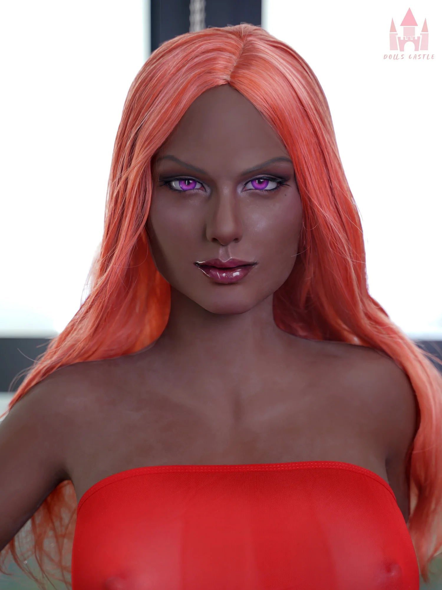 F4875-150cm(4ft11)-41kg F Cup Fat Ass TPE Black BBW Real Sex Doll|Castle Doll - Image 9