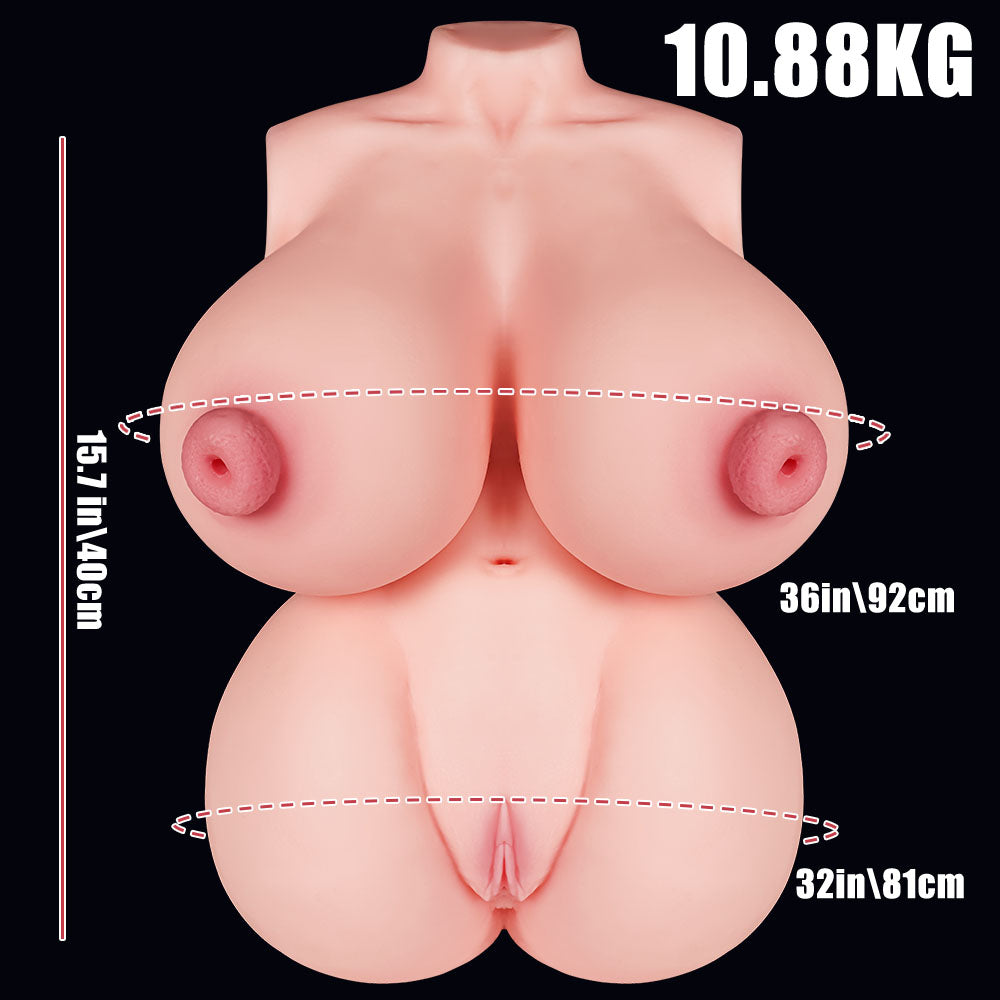 P86-24.3LB Lucy Fuckable Tits Breasts BBW Chubby Sex Dolls Torso | MRL - Image 2