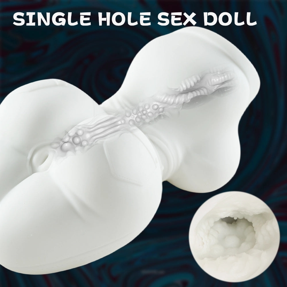 P74-6.39lb Cowgirl Busty Big Ass White TPE Fake Pussy Cheap BBW Sex Toy | MRL - Image 3