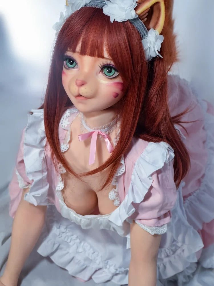 F1527-Elsa Babe-150cm/5ft-27.5kg Full Silicone Sexy Little Anime Furry Sex Dolls | Elsa Babe - Image 9