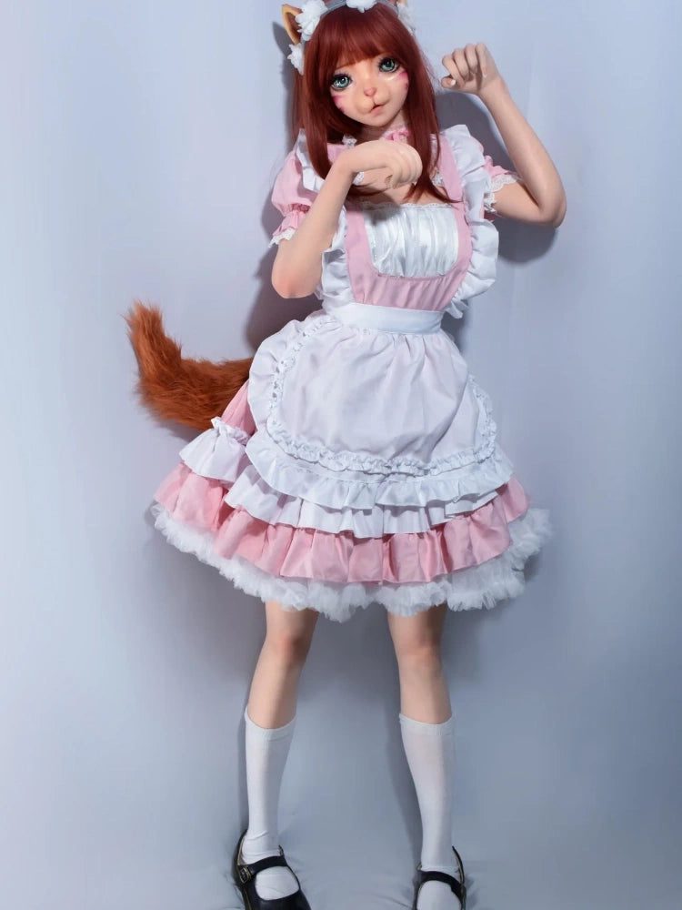 F1527-Elsa Babe-150cm/5ft-27.5kg Full Silicone Sexy Little Anime Furry Sex Dolls | Elsa Babe - Image 10