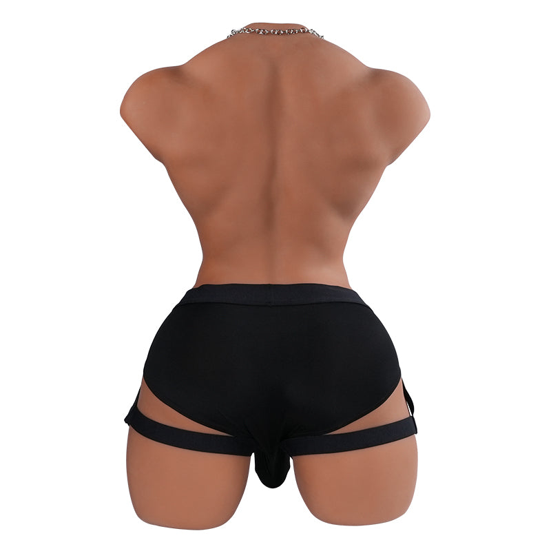 T636-33.7LB-6.7″ Mark Dildo Realistic TPE Male Sex Doll Torso with Big Dick丨Tantaly - Image 4