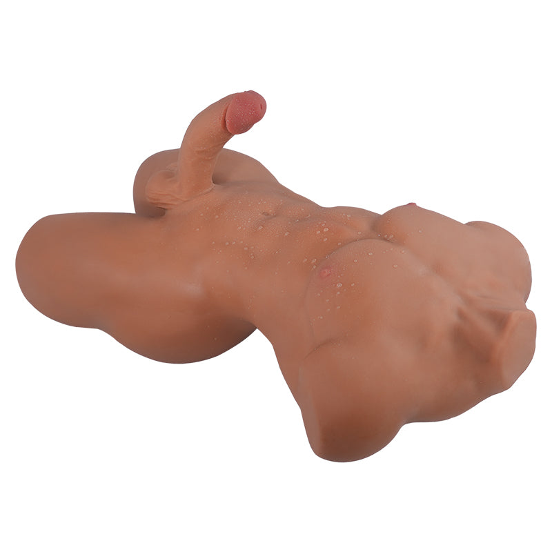 T636-33.7LB-6.7″ Mark Dildo Realistic TPE Male Sex Doll Torso with Big Dick丨Tantaly - Image 11
