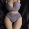 T497-22lb/57cm-Realistic Jelly Breast Sex Doll Torso with True-to-Life Genital Features