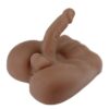 T266-6.8lb Huge Penis Ebony Male Sex Doll Torso Dildo Black Adult Toys for Female Masturbation|QSX