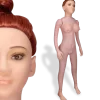 Jennifer Lawrence Red-Haired Inflatable Sex Doll