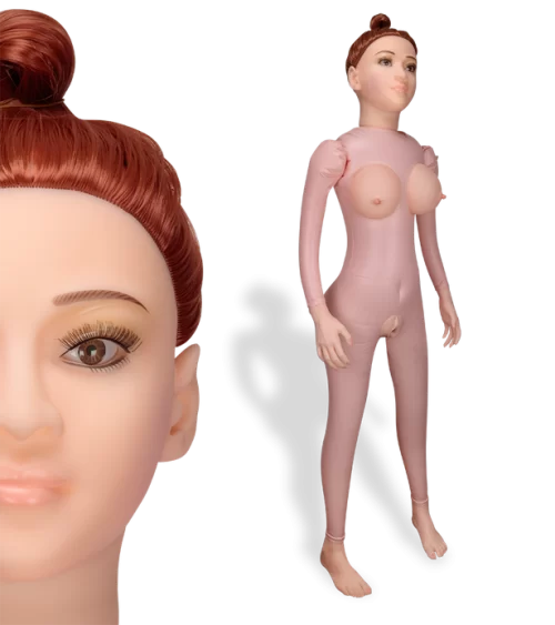 Jennifer Lawrence Red-Haired Inflatable Sex Doll