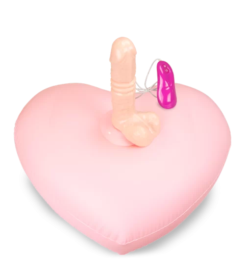 Inflatable Cushion With a Vibrating Dildo