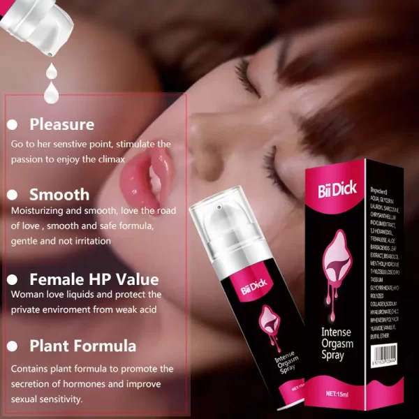 Women Fast Orgasm Gel Libido Enhancer Sex Spray Vagina Stimulant Intense Drop Exciter Strong Enhance Climax Vaginal Tight Oils