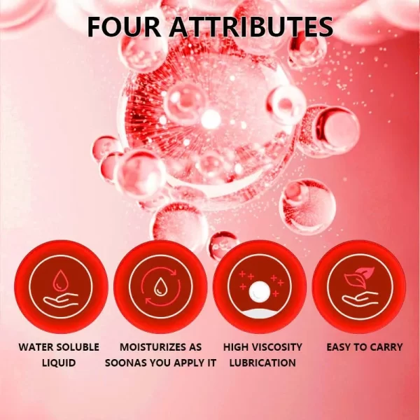 Natural water-soluble Anal Grease Sex Lubricant Base Lube long-lasting moisturizing Adult Couples Dildo Vibrator Sex Oil 60ml