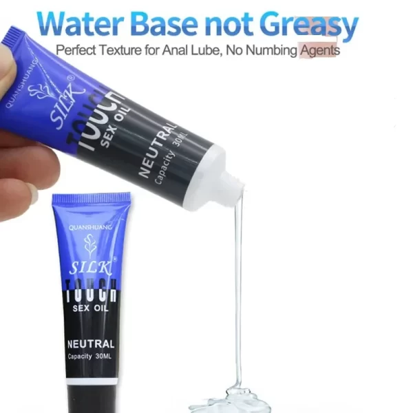 Water Based Lubricant for Sex Silk Touch Edible Anal Sex Lubricant Oral Sex Gel Exciter for Women Orgasm SexToy Lube Adult Cream