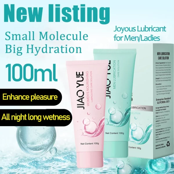 100ml Lubricante Sexual Water-Based Lubricant for Adults Women Private Parts Nourishing Vaginal Anal Sex Gel Lube Sexshop 18+