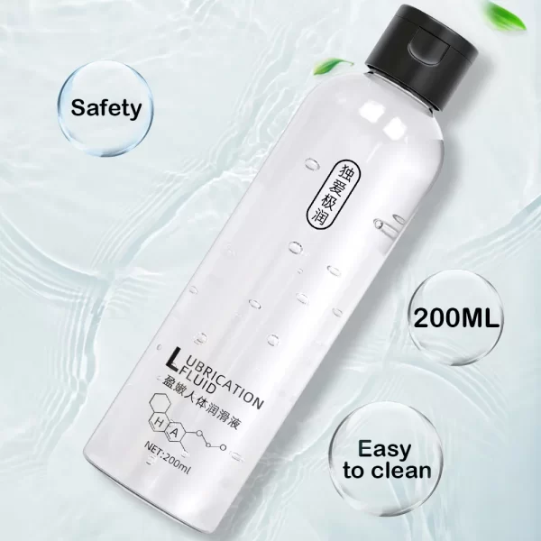 200ML Water based Lubricant Safe Intimate Gel Vaginal Anal Lube Lubricating Oil Adult For Women Men And Couple Erotic Tools