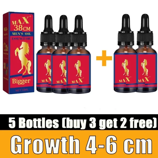 XXXL Penis Enlargement Oil Permanent Enlarge for Men Plant Extracts Massage Growth Thickening Big Cock Increase