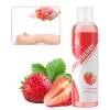 Edible Lubricant Strawberry Flavor Lubricant for Sex Lube Water Based Lubricant Oral Sex Anal Vagina Orgasm Gel Adult Goods