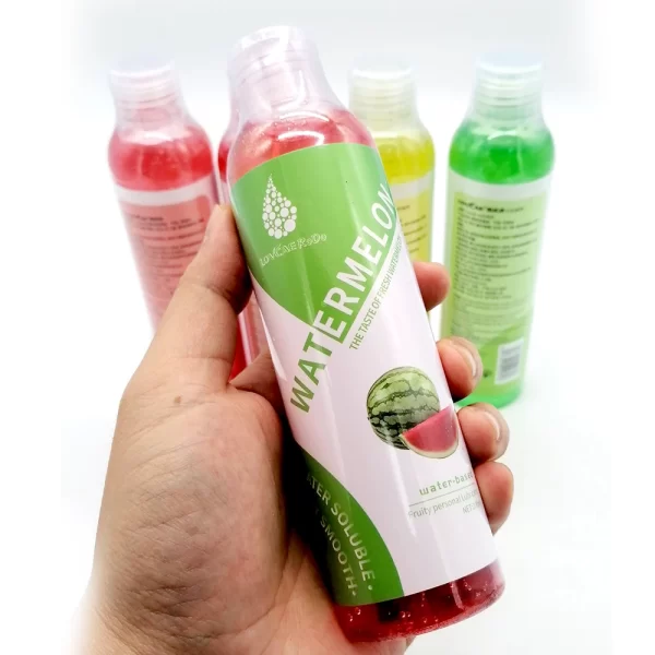 Edible Lubricant Strawberry Flavor Lubricant for Sex Lube Water Based Lubricant Oral Sex Anal Vagina Orgasm Gel Adult Goods