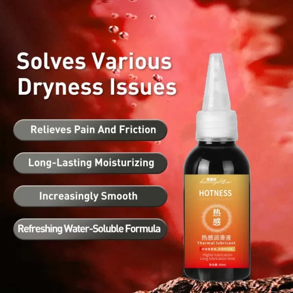 Natural water-soluble Anal Grease Sex Lubricant Base Lube long-lasting moisturizing Adult Couples Dildo Vibrator Sex Oil 60ml