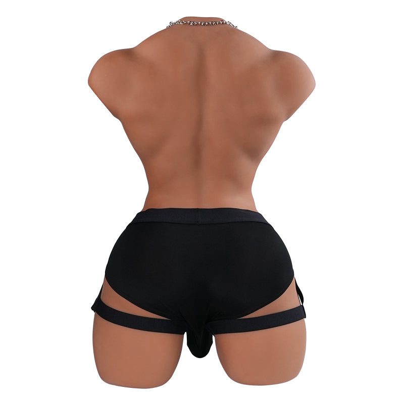 T636-33.7LB-6.7″ Mark Dildo Realistic TPE Male Sex Doll Torso with Big Dick丨Tantaly - Image 4