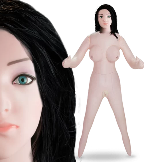 Emma Stone Realistic Vibrating Brunette Blow Up Sex Doll